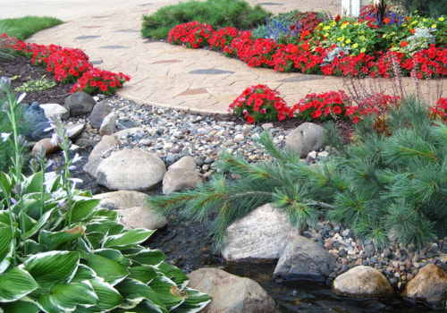 What are examples of hardscapes?